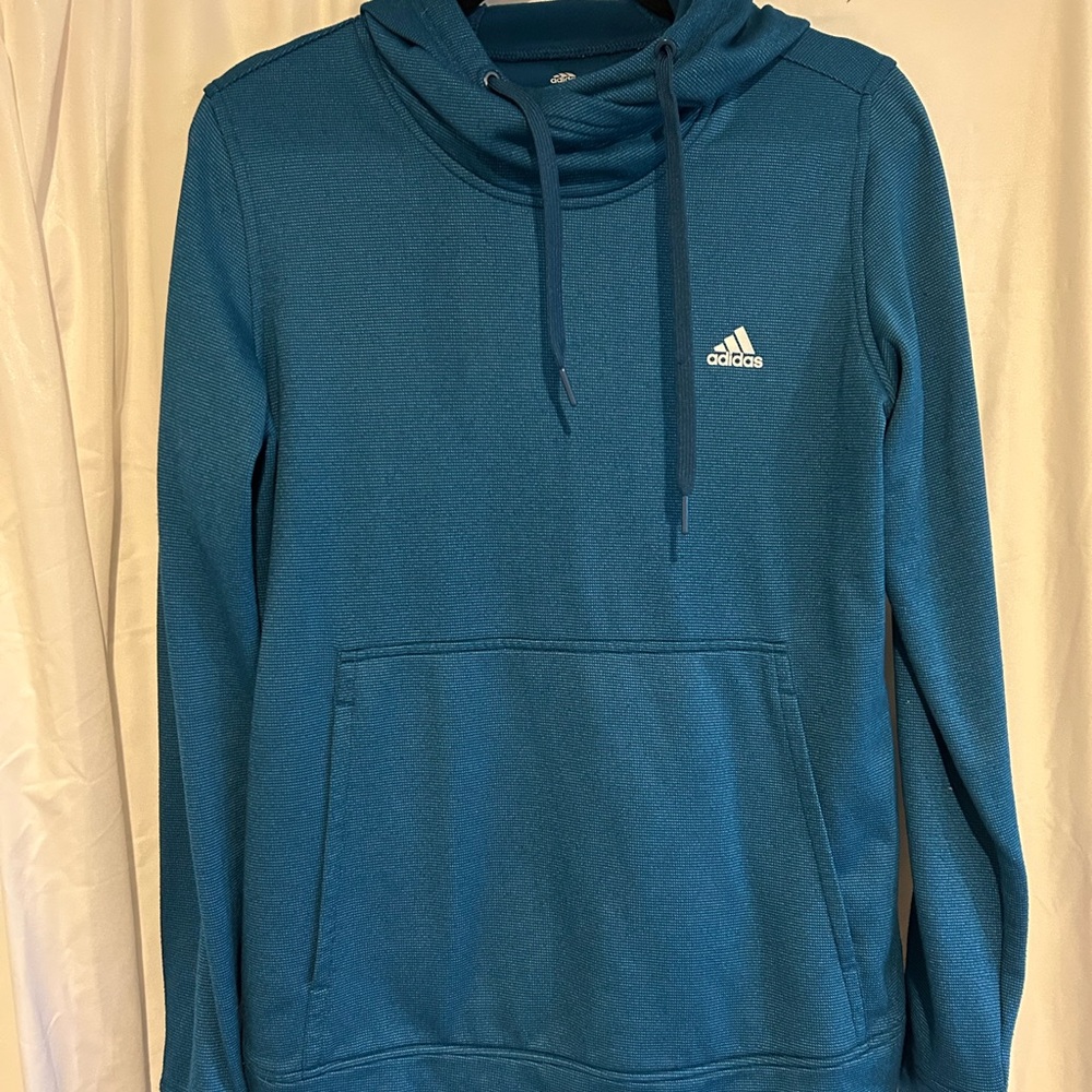 Adidas Women’s Teal Hoodie Sweater